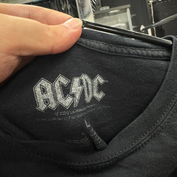 Vintage AC/DC “Highway to Hell” Band T-Shirt Men’s Large | Official Black Rock G - Picture 3 of 4
